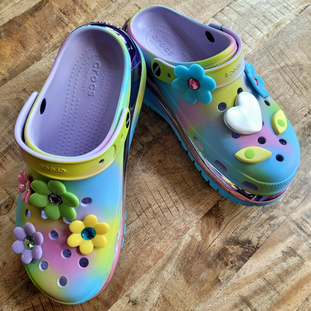 Crocs Lazy Oaf X Mega Crush Clog 'new Dimensions - Multicolor M10 W12